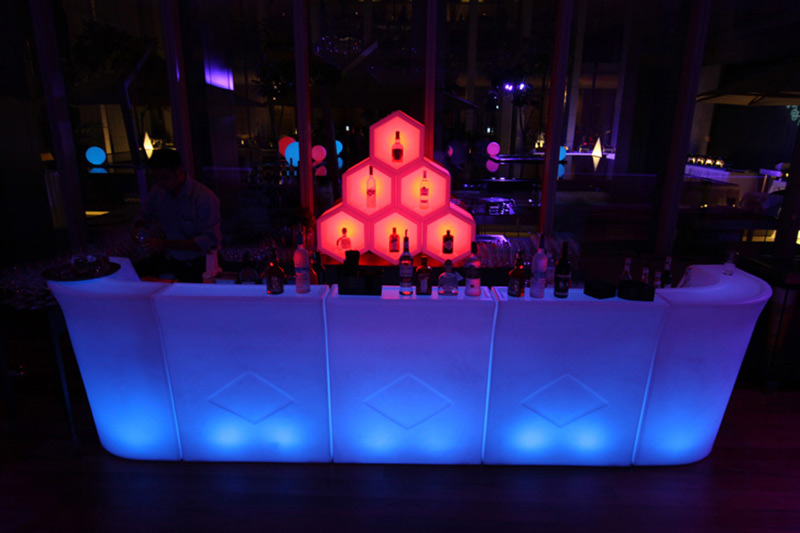 Zora LED Cube - Furniture Rentals in Dubai