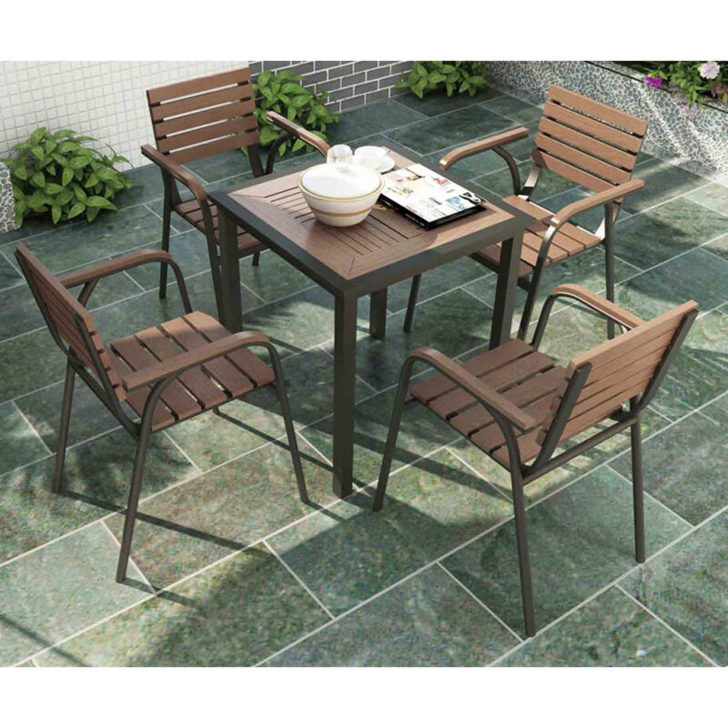 Outdoor-Dining-Set(4pax)-80x80x75